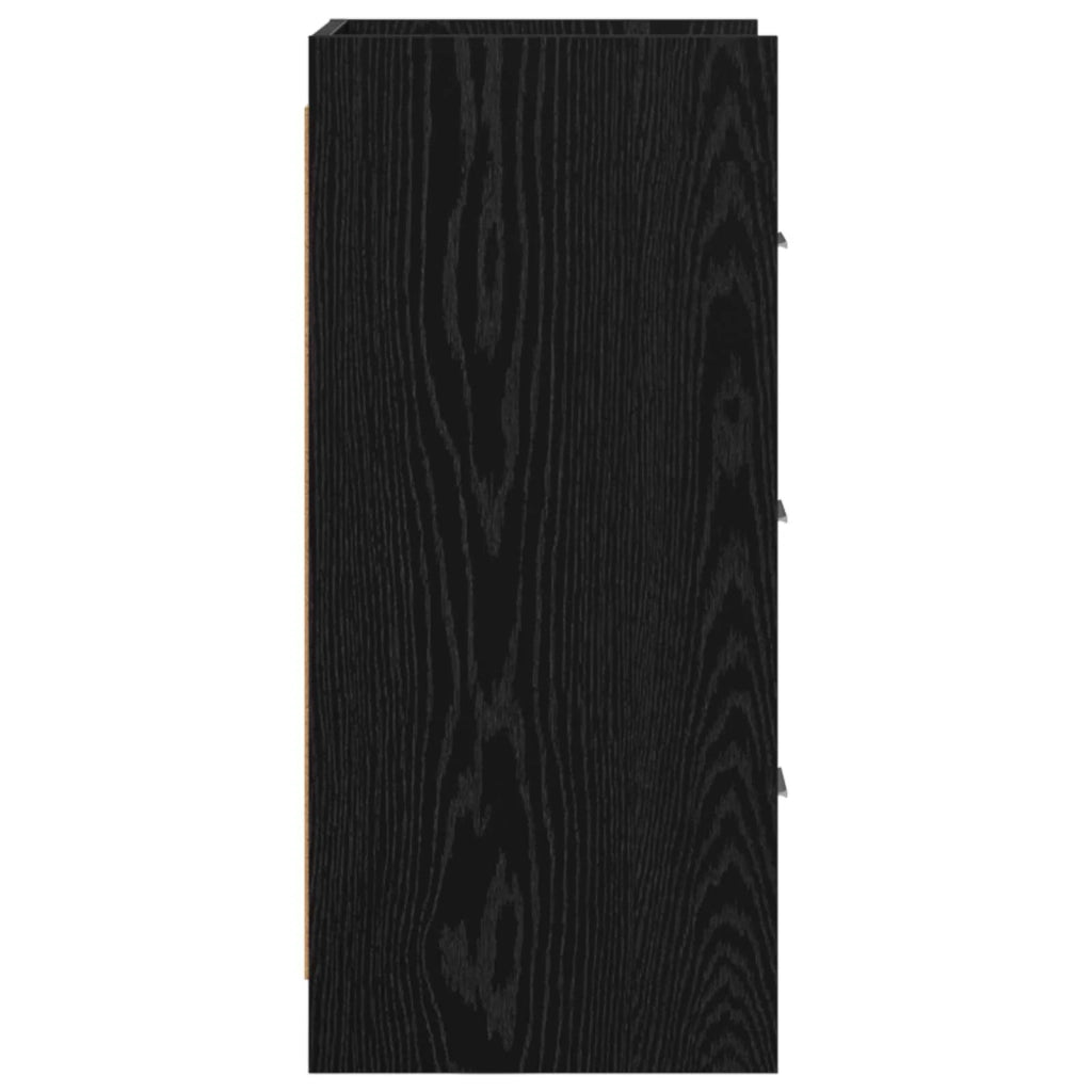 Credenza Rovere Nero 40 x 36 x 80 cm Legno ingegnerizzato 8011060