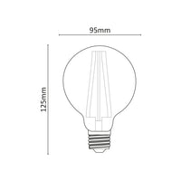 Lampadina a led Globo G95 Dimmerabile 10W 4000K E27