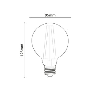 Lampadina a led Globo G95 Dimmerabile 10W 4000K E27