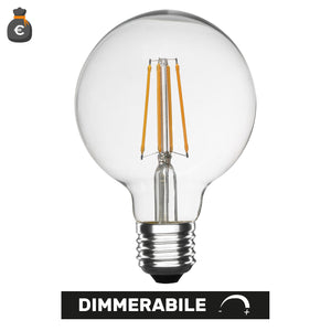 Lampadina a led Globo G125 Dimmerabile 10W 2700K E27
