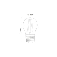 Lampadina a Led Mini Sfera Dimmerabile 5W 4000K E27