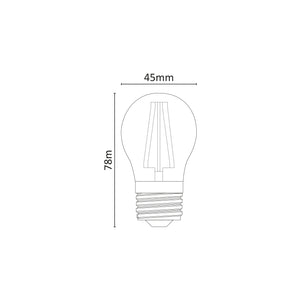 Lampadina a Led Mini Sfera Dimmerabile 5W 4000K E27