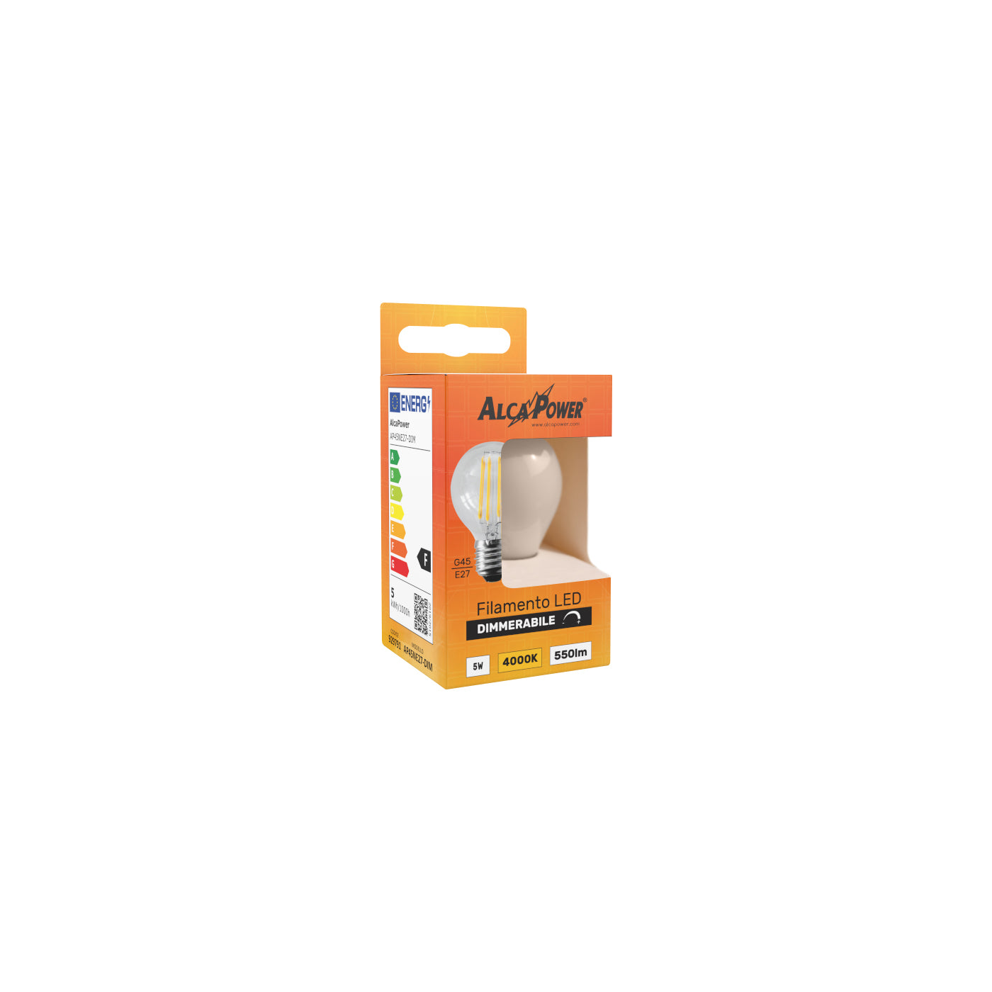 Lampadina a Led Mini Sfera Dimmerabile 5W 4000K E27