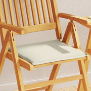 vidaXL Imbottitura per Seduta Giardino 4pz Crema 45x45x2 cm Quadrata