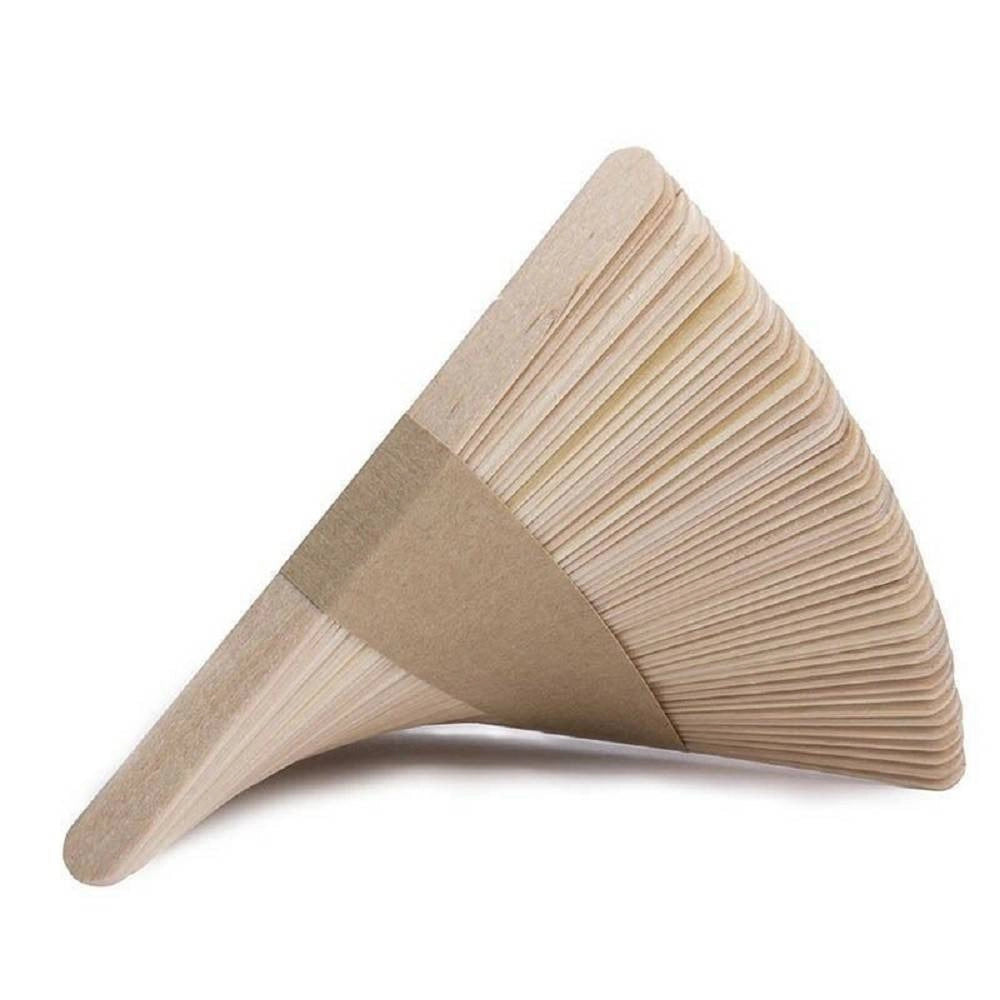 Trade Shop - 50 Stecchette In Legno 7,2 Cm Per Gelato Stampi Decoupage Lavoretti Stecche -