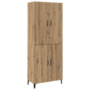 Credenza 2 pz | Madia | Buffet da pranzo | Armadio da pranzo Rovere artigianale Legno multistrato
