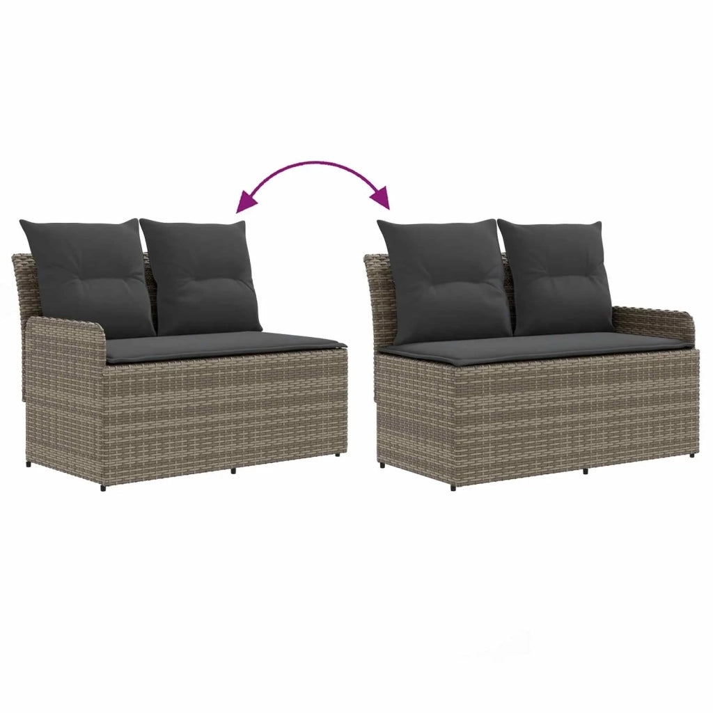 2 pz Divano con braccioli da giardino con divano angolare 42025371