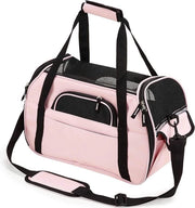 Portatile Tasca per Animali da Viaggio Impermeabile - Adeguata per Piccoli Animali - Piuma di Supporto per Viaggi in Aereo, Auto, Treno