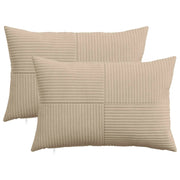 Federa 2 pcs ALMELO Tortora 50 x 70 cm corduroy 915035
