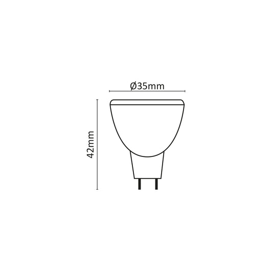 Faretto a led MR11 3W 36° 4000K