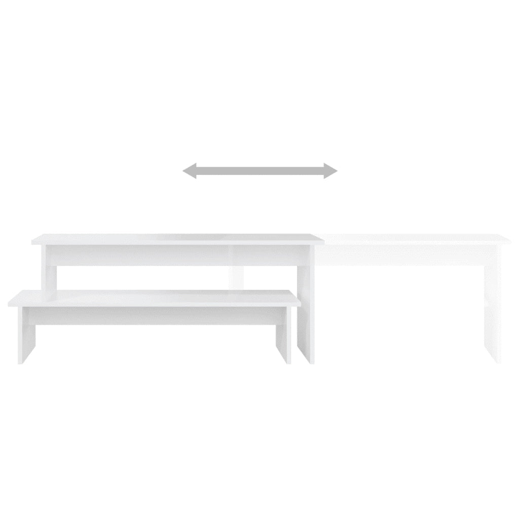 Mobile Porta TV-Credenza TV Bianco 180x30x43 cm in Legno Multistrato