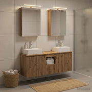 Set di Armadi da Bagno 5 pcs Rovere Artigianale 3406398