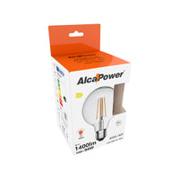 Lampadina a led globo trasparente a filamento 10W G125 1400lumen 3000K