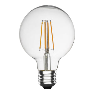 Lampadina a led globo trasparente a filamento 10W G125 1400lumen 3000K