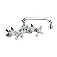 Rubinetto lavello a murocon canna superiore - serie liberty