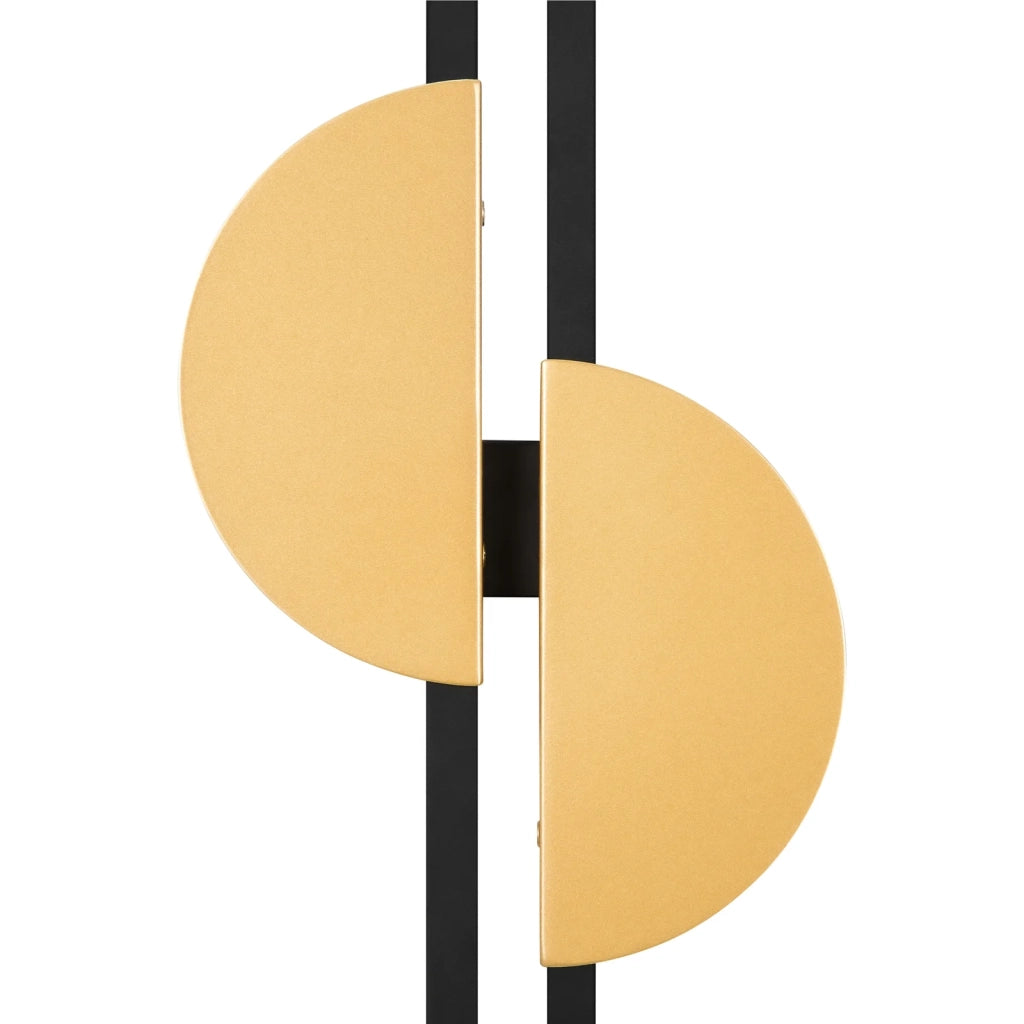 Maytoni Applique moderna Skyline 2 luci LED integrato nero metallo