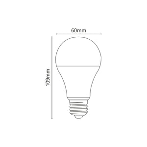 Lampadina classica a led 10W E27 12-24V 4000K
