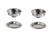 Set 4 Tappi per lavello da cucina 8.3cm con filtro di scarico per lavello 10400