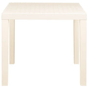 Tavolo da Giardino Bianco 79x65x72 cm in Plastica 315842