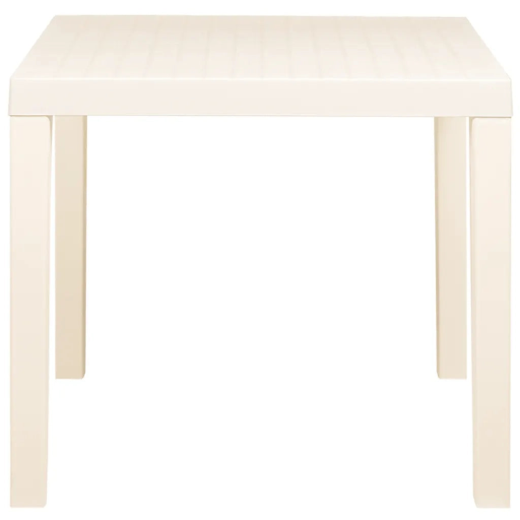 Tavolo da Giardino Bianco 79x65x72 cm in Plastica 315842