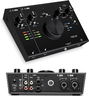 Interfaccia Audio MIDI USB 2-in/4-uit con Software di Registrazione, Effetti di Studio di Alta Qualità e Strumenti Virtuali - Ideale per la Produzione Musicale e le Registrazioni