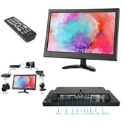 Trade Shop - Monitor Hdmi Vga Schermo Lcd Tft 13.3 Pollici 1080p Altoparlante Bnc Usb Rca -