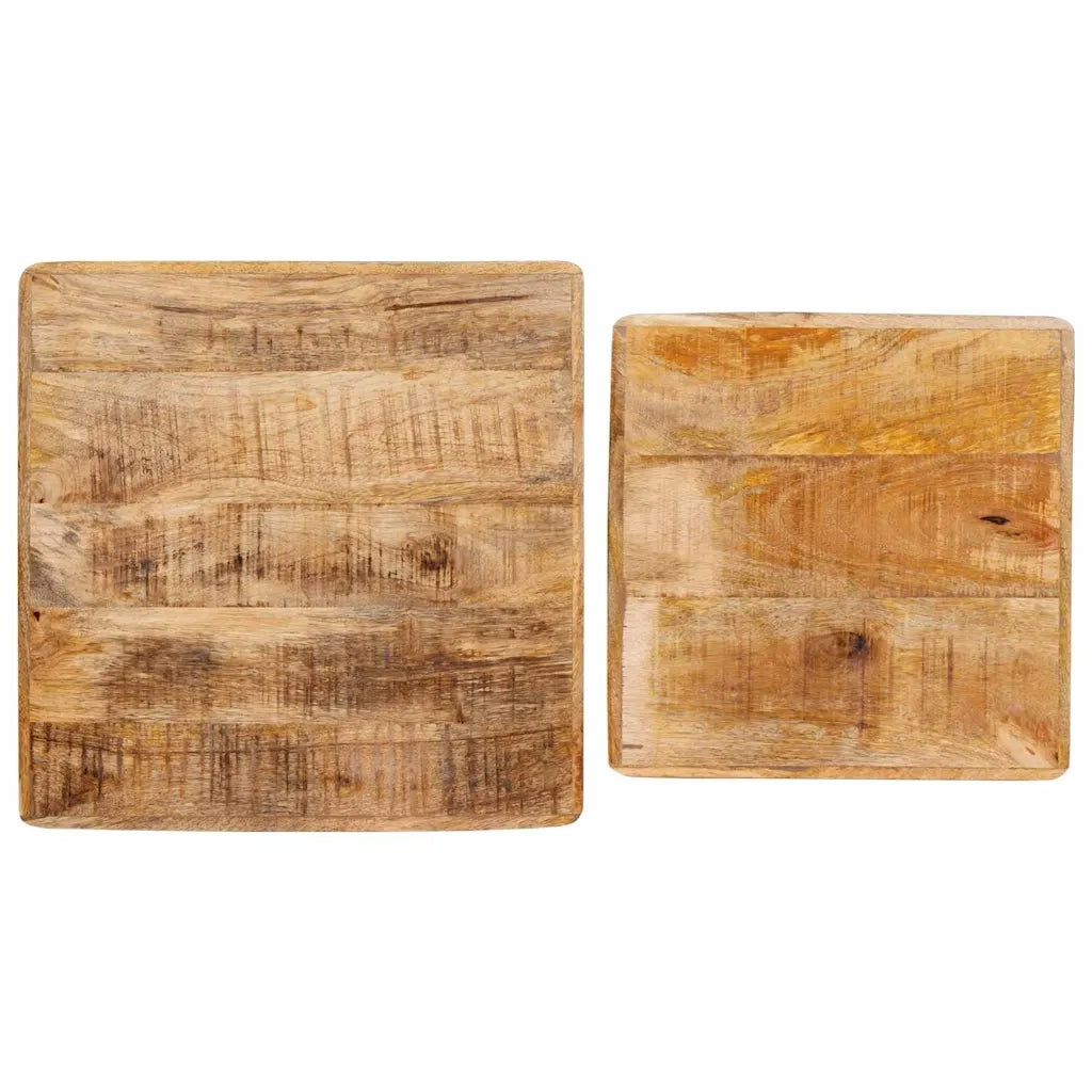 vidaXL Tavoli da Fine Marrone legno massello di mango