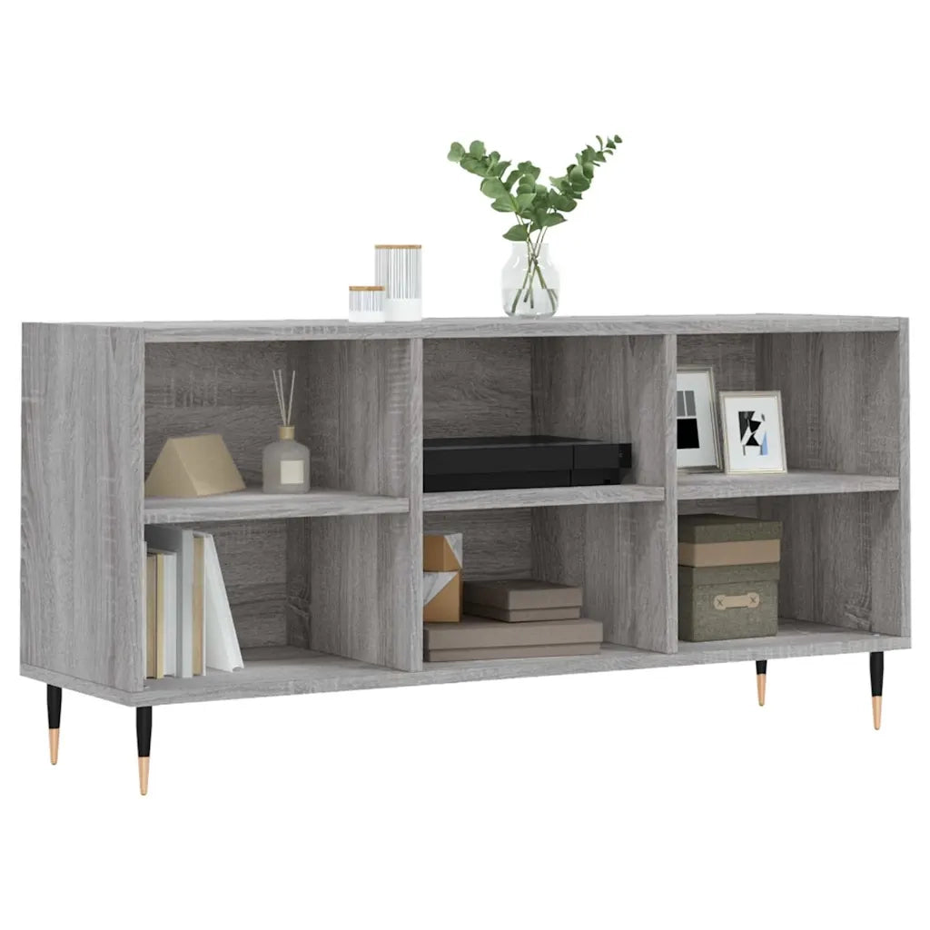vidaXL Mobile TV Grigio Sonoma 103,5x30x50 cm in Legno Multistrato