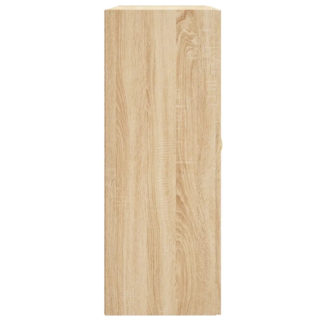 vidaXL Armadietti a Parete 2 pz Rovere Sonoma in Legno Multistrato