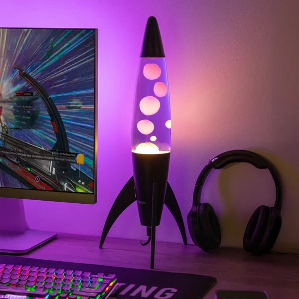 Lampada a lava Rocket Viola
