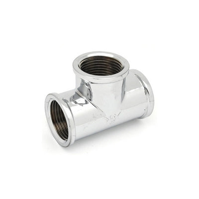 TEE FF IN OTTONE CROMO IBP- 1- IBP- pezzi 5