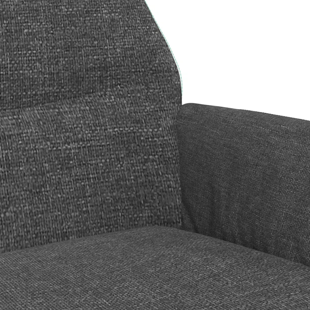 Poltrona | Sedia Relax Grigio Scuro in Tessuto