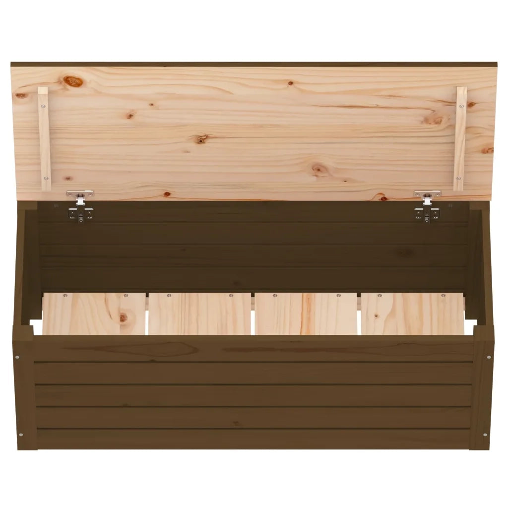 Contenitore Portaoggetti Ambra 89x36,5x33cm Legno Massello Pino 823622
