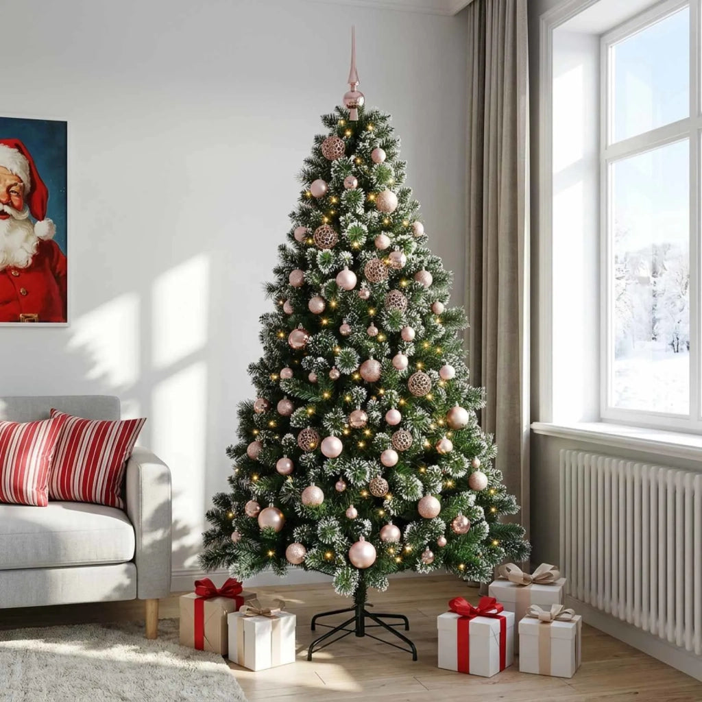 Albero di Natale Artificiale con Palline 240 cm 300 LED 3461259
