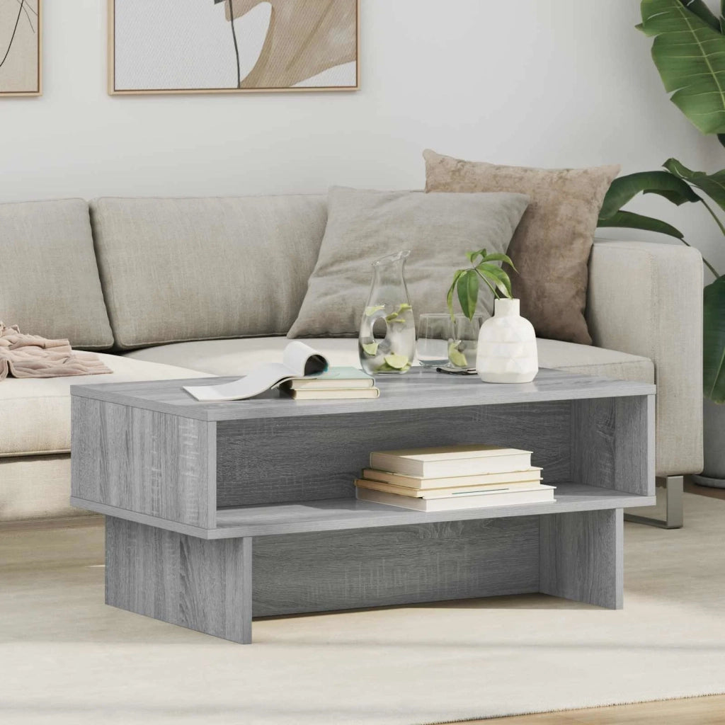 Tavolino da salotto Grigio Sonoma 80 x 46 x 35 cm