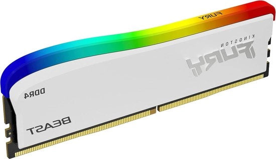 Memoria RAM desktop 16 GB DDR4 3600 MT/s CL18 - modulo singolo con illuminazione RGB Speciale Edizione Bianca