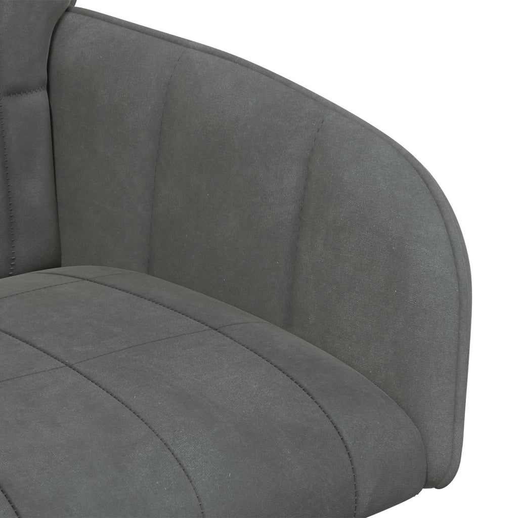 Sedie da pranzo 2 pz Velluto Grigio Scuro 56.5 x 50 x 85 cm 42034272