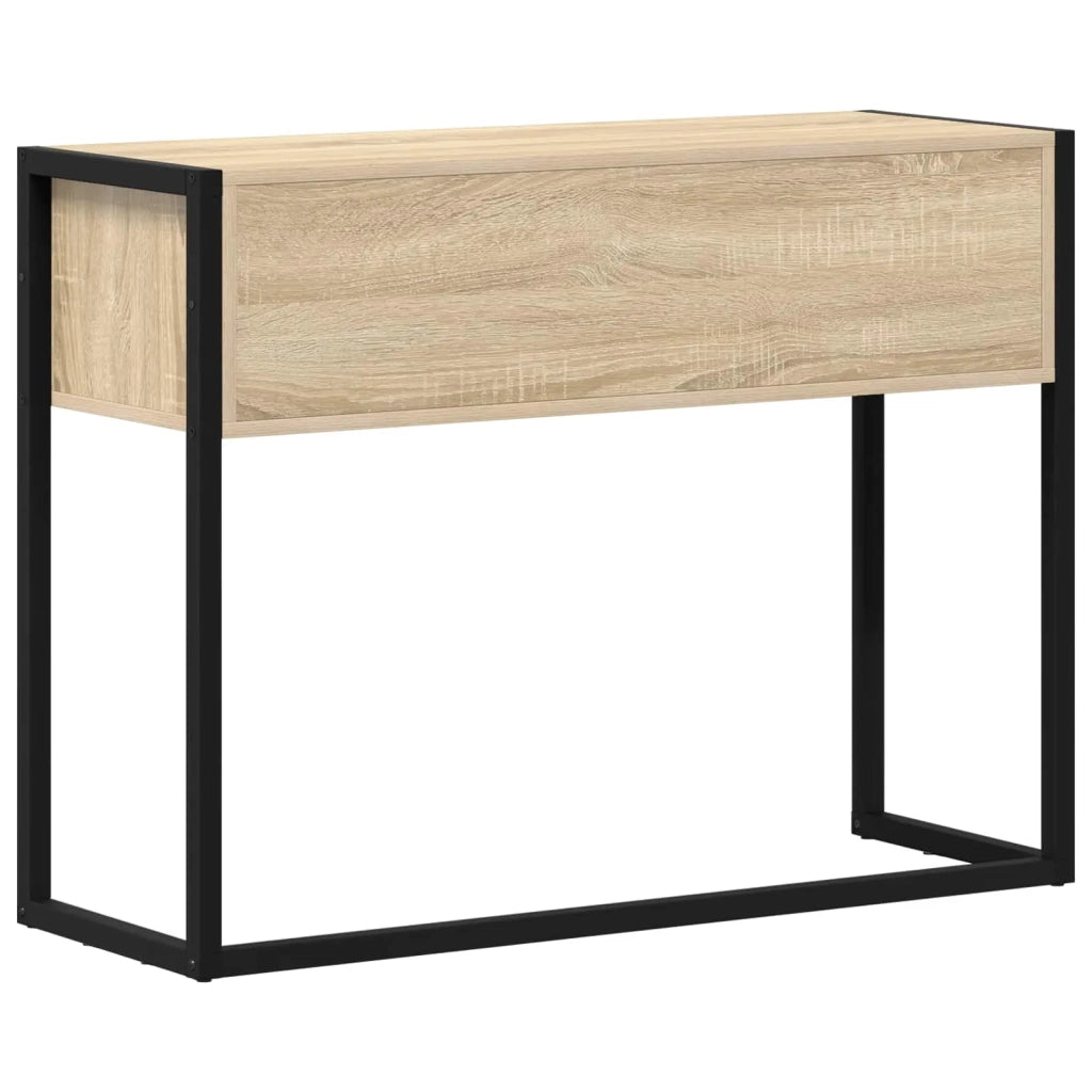 Tavolino | Tavolo laterale con cassetto Sonoma 100 x 36 x 75 cm Legno multistrato