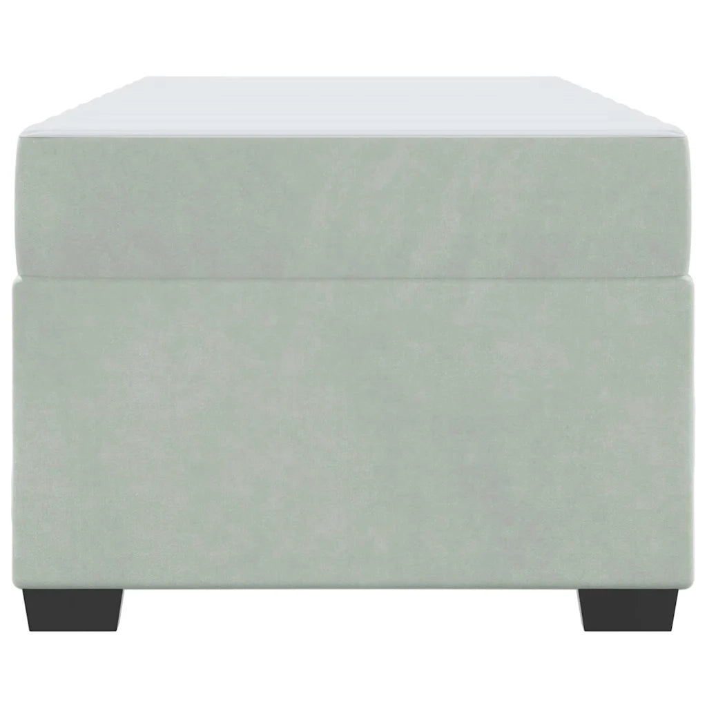 Struttura del letto-Giroletto Grigio chiaro 80 x 200 cm Tessuto 164468
