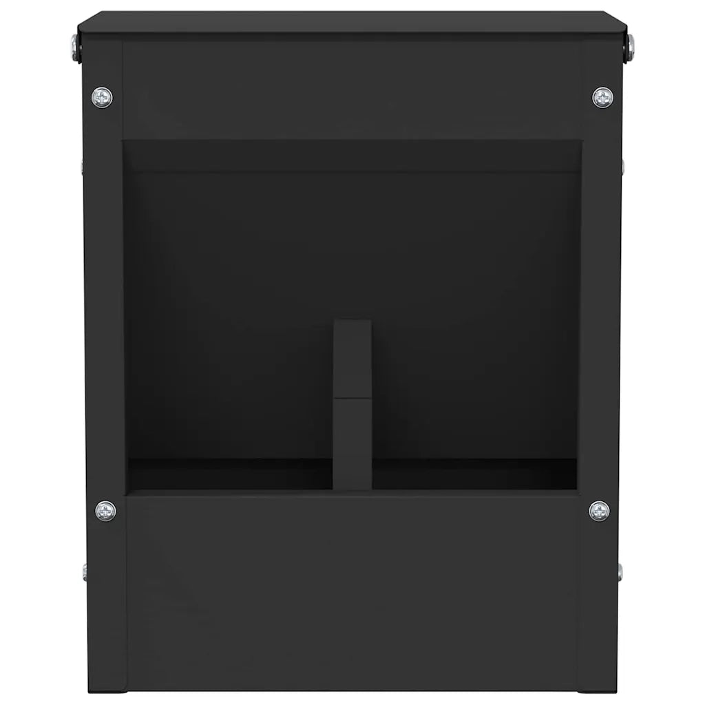 Mangiatore per conigli Nero 20 x 12,5 x 25 cm CFW7872466