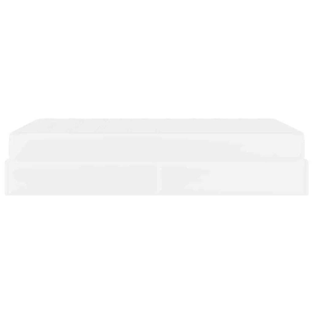 Struttura letto con materasso Altro 2 pcs Bianco PVC 3399418