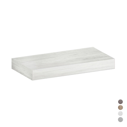 MENSOLA PER LAVABO MOD. UNIKA H 10- cm 80x46xH.10 Olmo Bianco- DH- pezzi 1