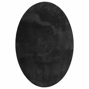 Tappeti per area | Tappeti a zone Ovale HUARTE Nero 140 x 200 cm 100% Poliestere