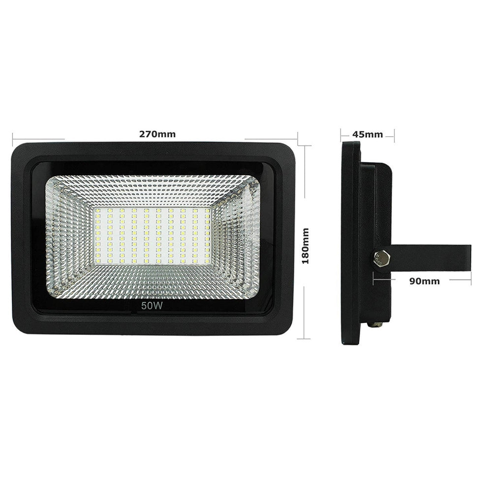 Trade Shop - Faro Faretto Proiettore A Led Per Da Esterno Ip65 Luce Fredda Calda 30 50 100 W -