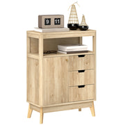 Credenza ¨C zephmum ¨C Legno naturale, 60x30x81 cm