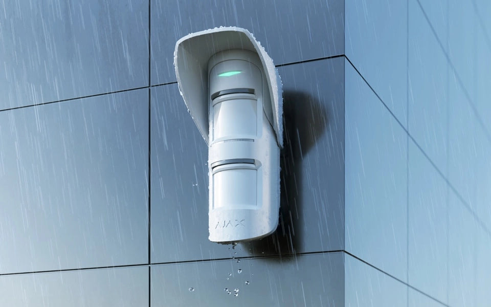 Tettuccio AJAX rilevatore MotionProtect Outdoor protezione del sistema da pioggia e neve