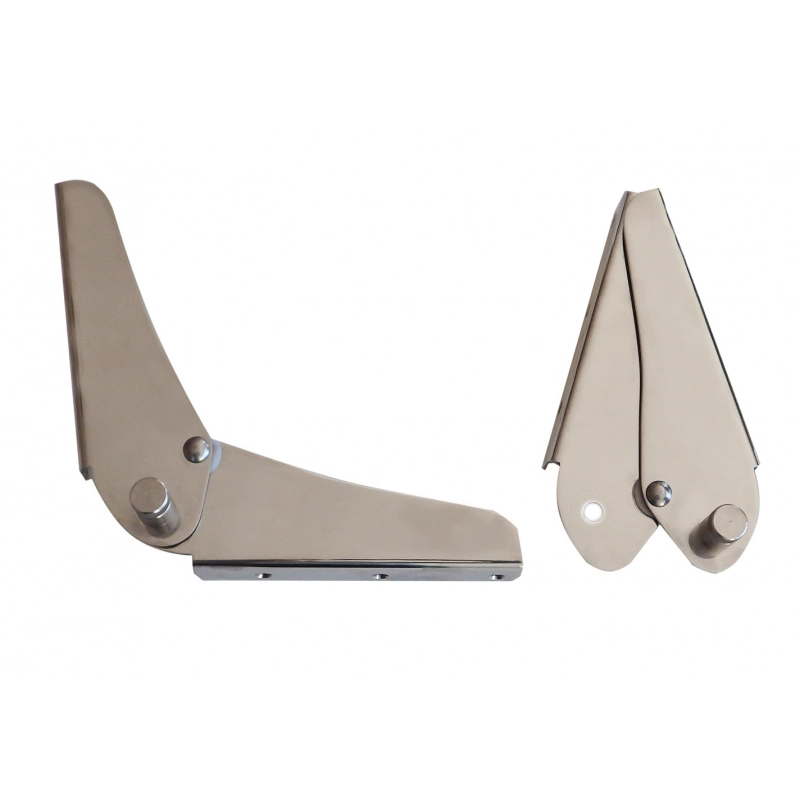 CERNIERA AISI 316 PER SEDILE PAIR OF HINGERS AISI 316