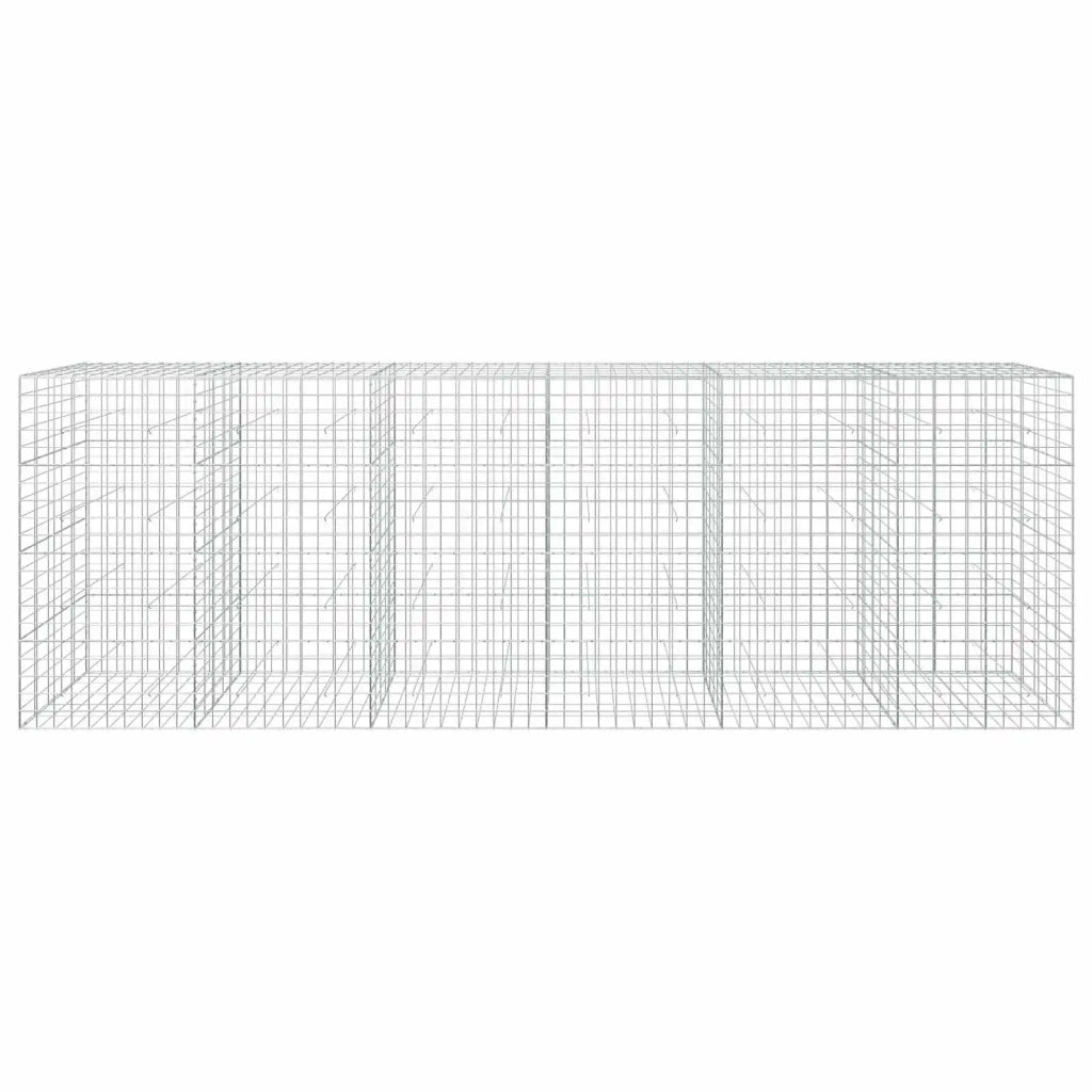 Gabione con Filo da 3,5 mm e Rete da 10x10 cm 600x50x200 cm 3463350