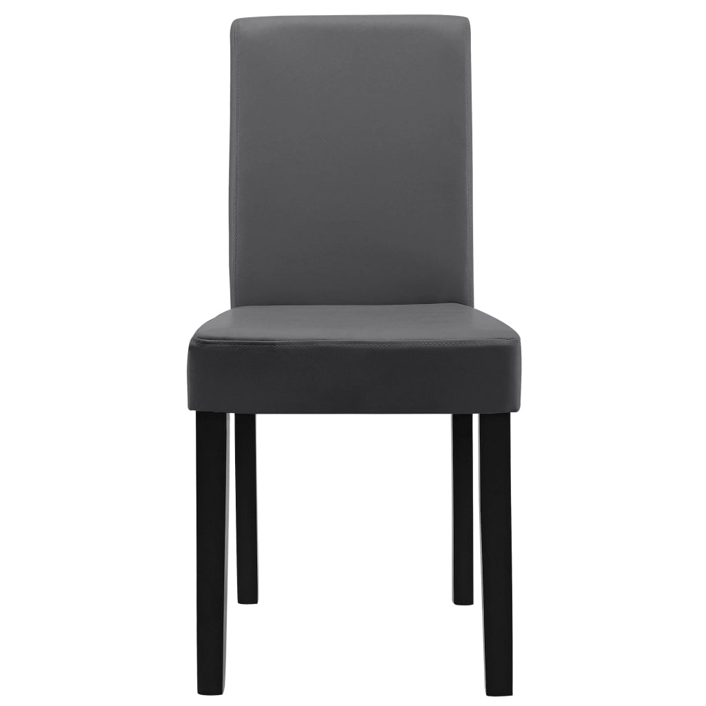 Set Hamburg di 6 Sedie Imbottite da Sala - Grigio Scuro [en.casa]