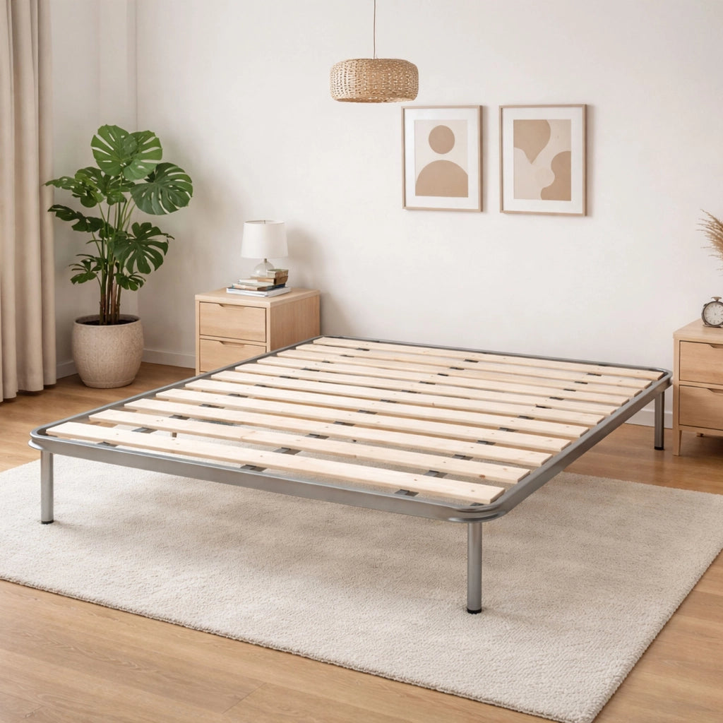 Rete letto piazza e mezza Adeena, Rete ortopedica a doghe piallate, 100% Made in Italy, cm 120x190h 31
